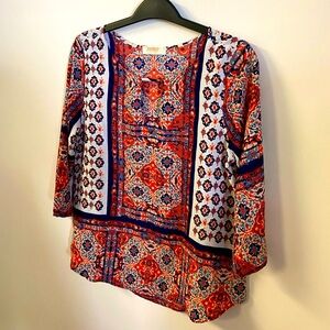 Renee C. Blouse Small Multicolor